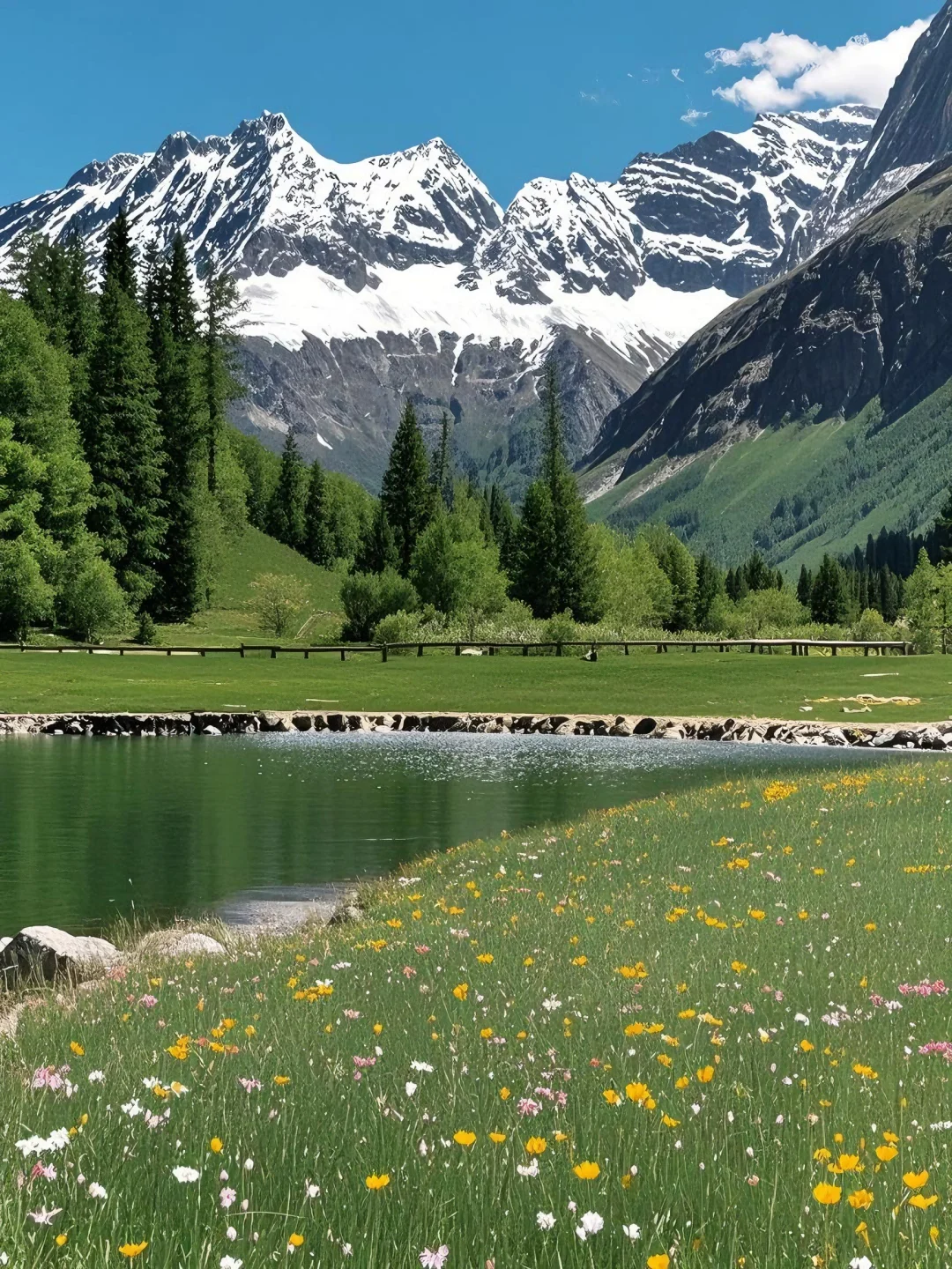 四姑娘山的浪漫永不落俗，掉进油画的夏天🌲