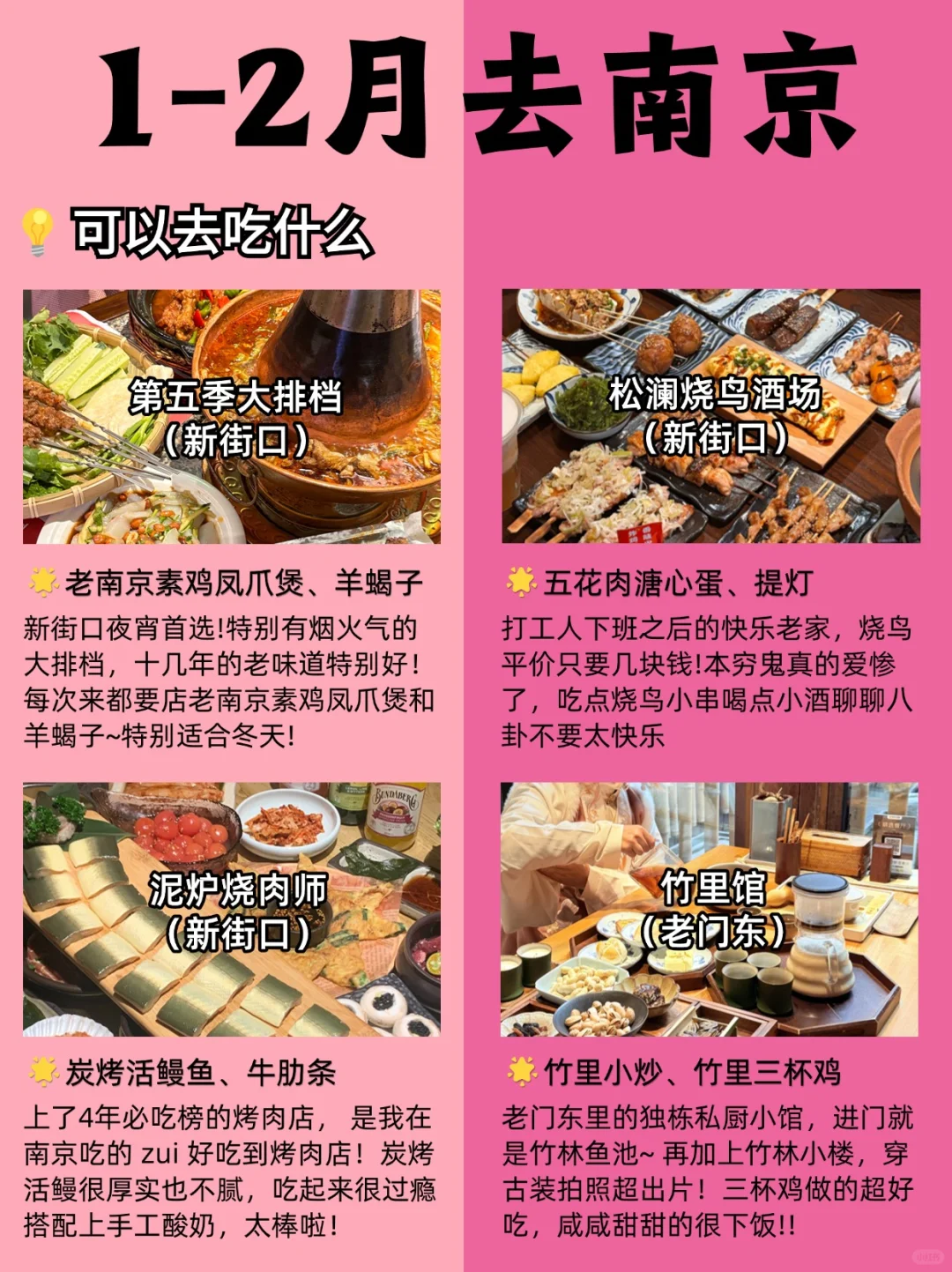 冬季南京旅游别去错地方了❗来看看红黑榜