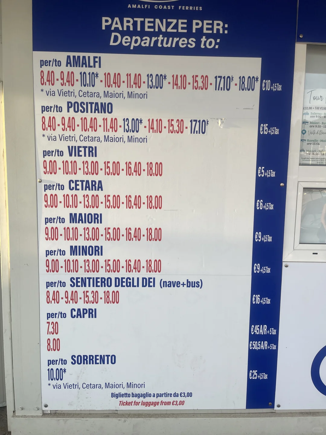 省钱又local~南意可以Salerno，不是Sorrento