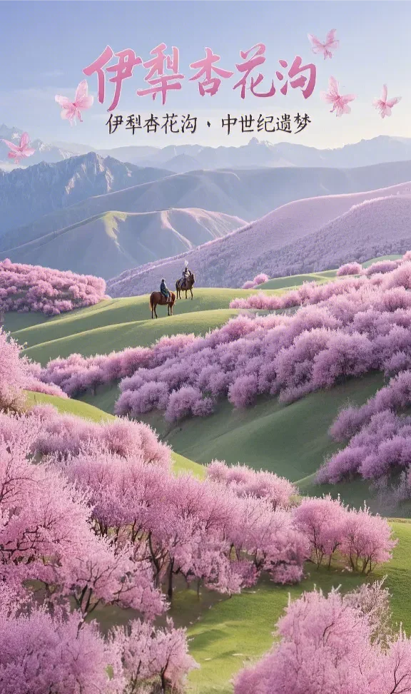 四月新疆 | 赴一场春日限定的梦幻之约🌸