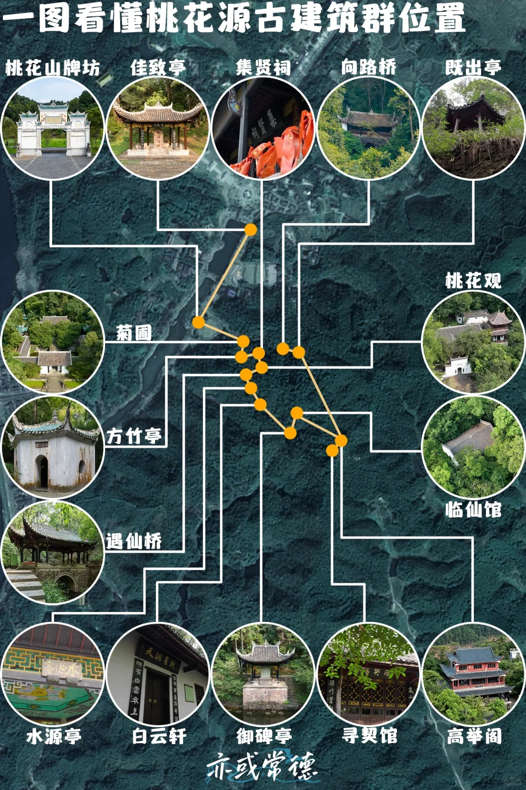 桃花源景区竟然是一个巨大的古建筑群？