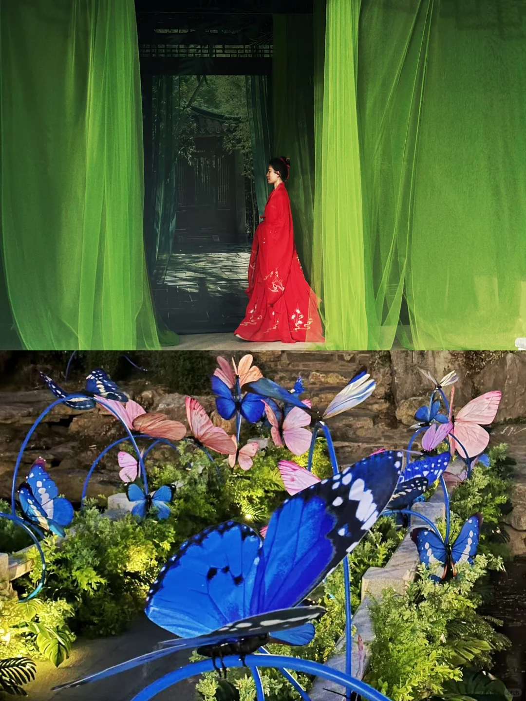 五一反向旅游赢麻了❗️玫瑰瀑布➕竹海八段锦