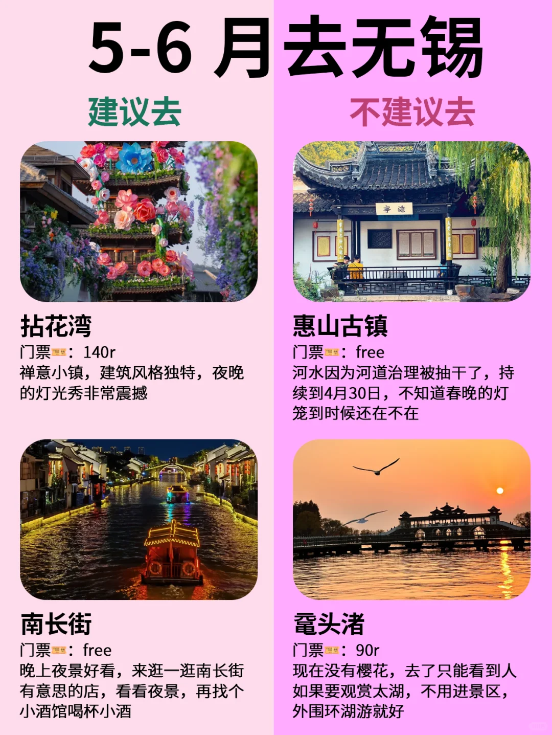 5-6月去无锡怎么玩❓快🐎住这篇攻略❗