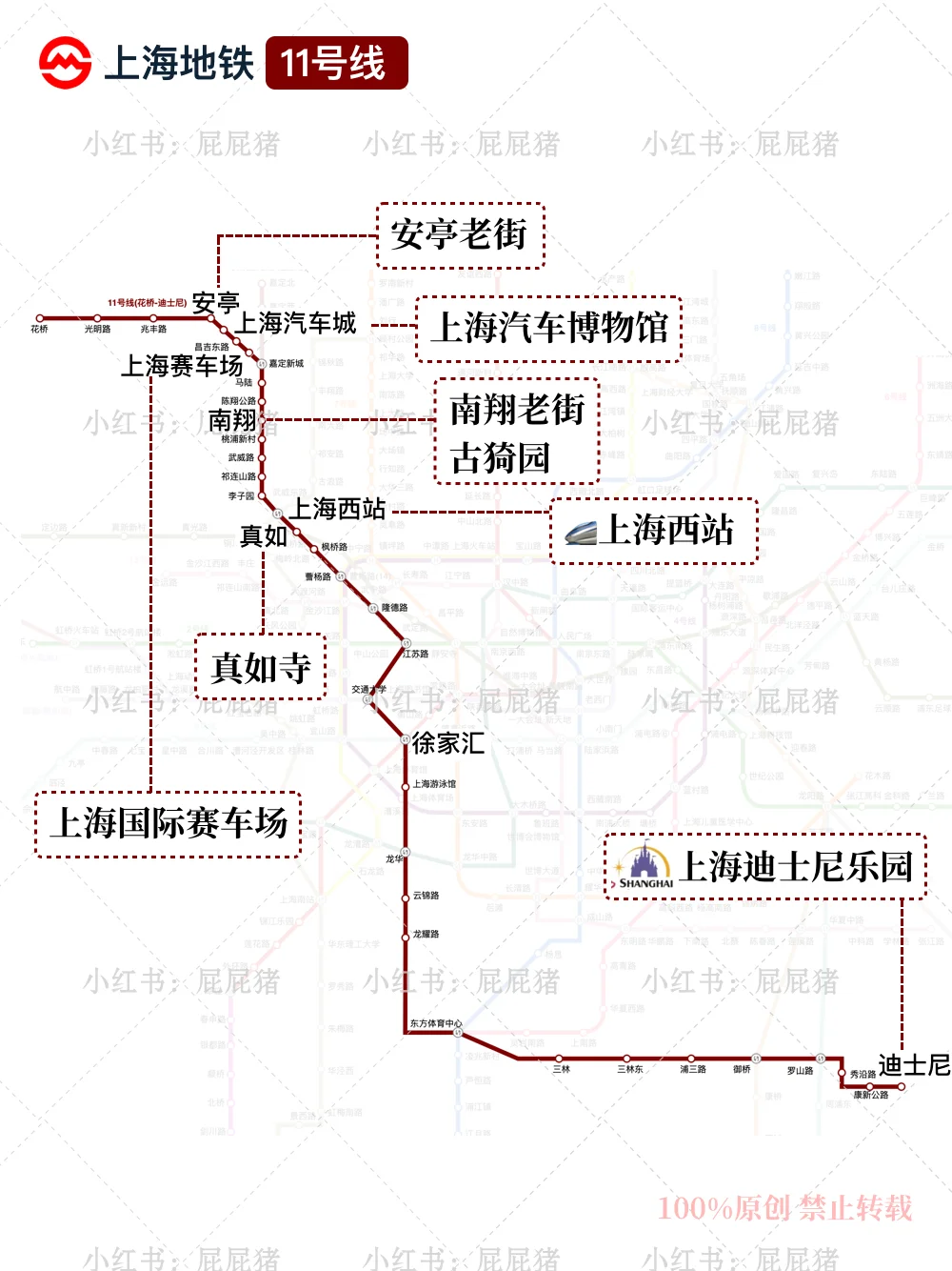💯干货｜上海旅游地铁景点攻略👀巨全‼️
