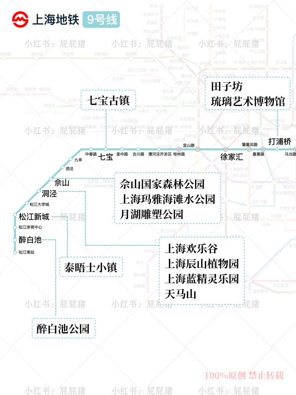 💯干货｜上海旅游地铁景点攻略👀巨全‼️