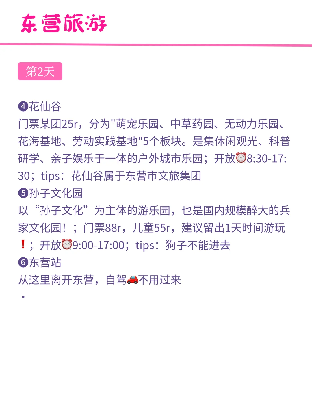 往返东营十几次，最喜欢的旅游路线💯•