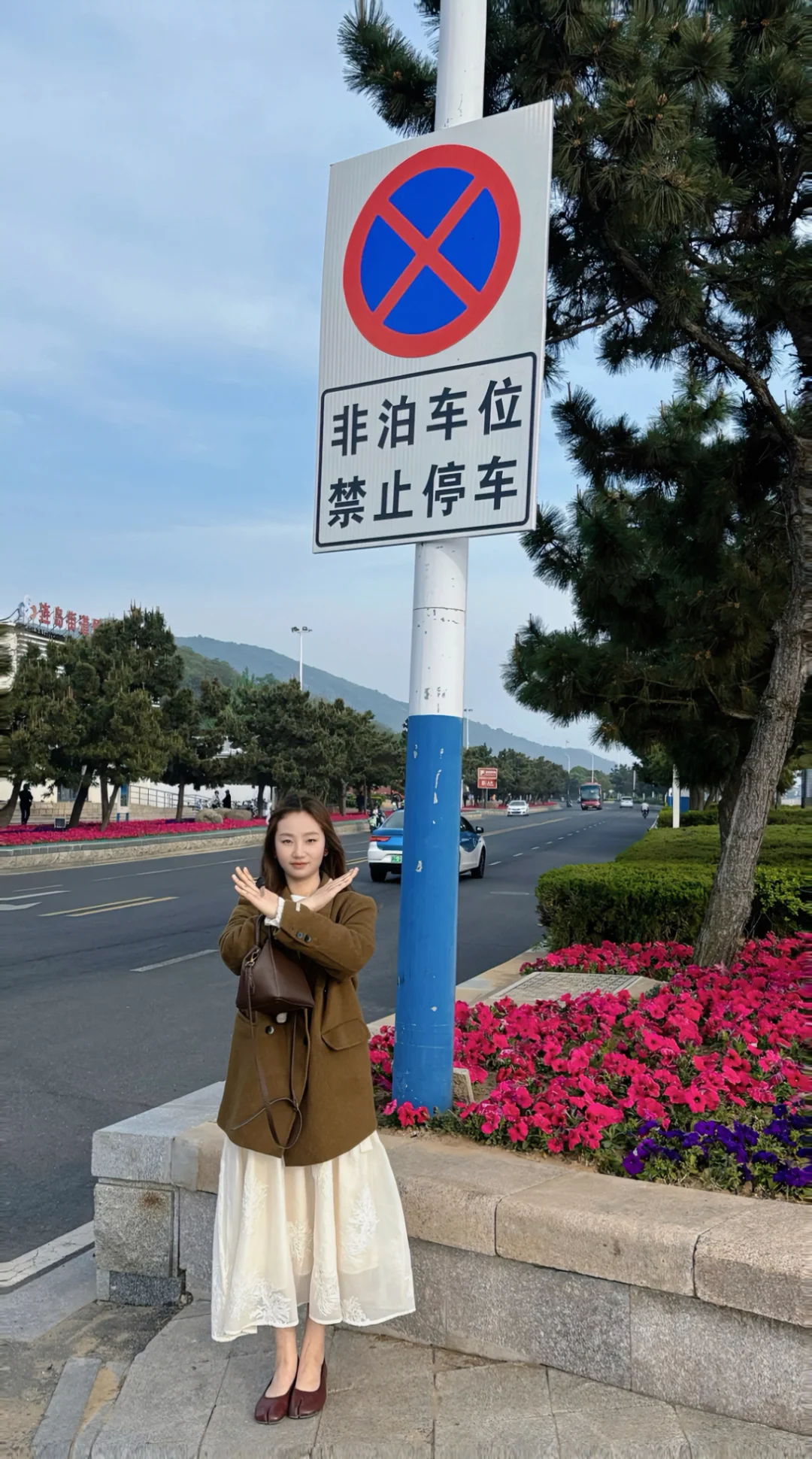 红泰迪和大海好配哦～🌅