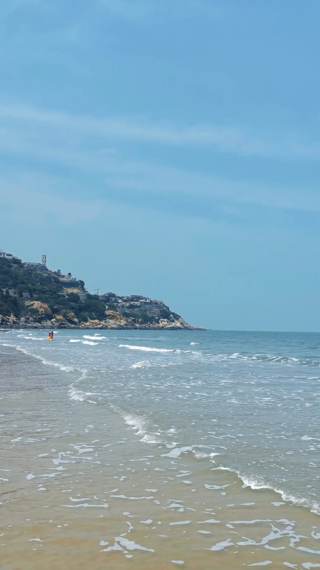 红泰迪和大海好配哦～🌅