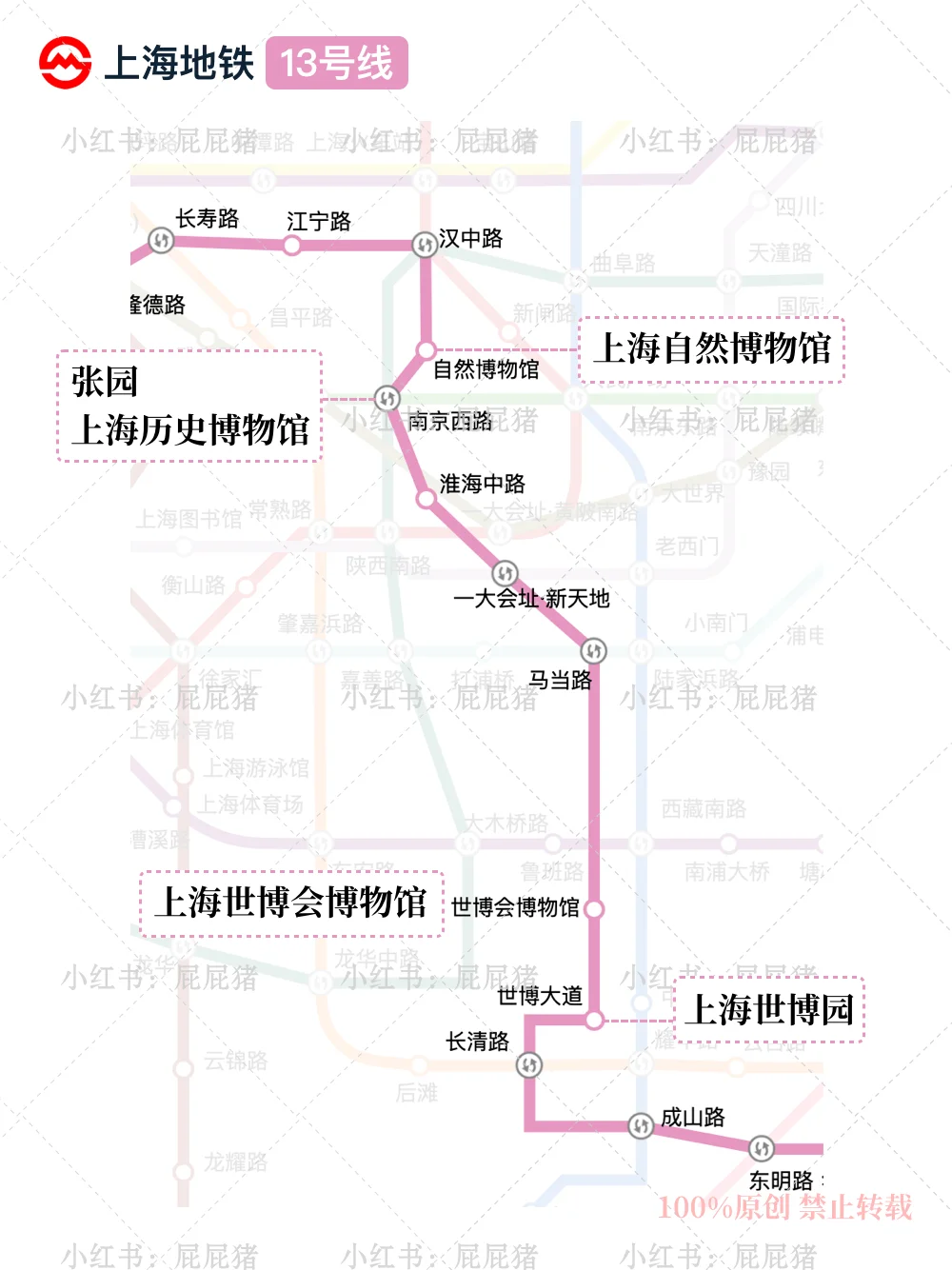 💯干货｜上海旅游地铁景点攻略👀巨全‼️