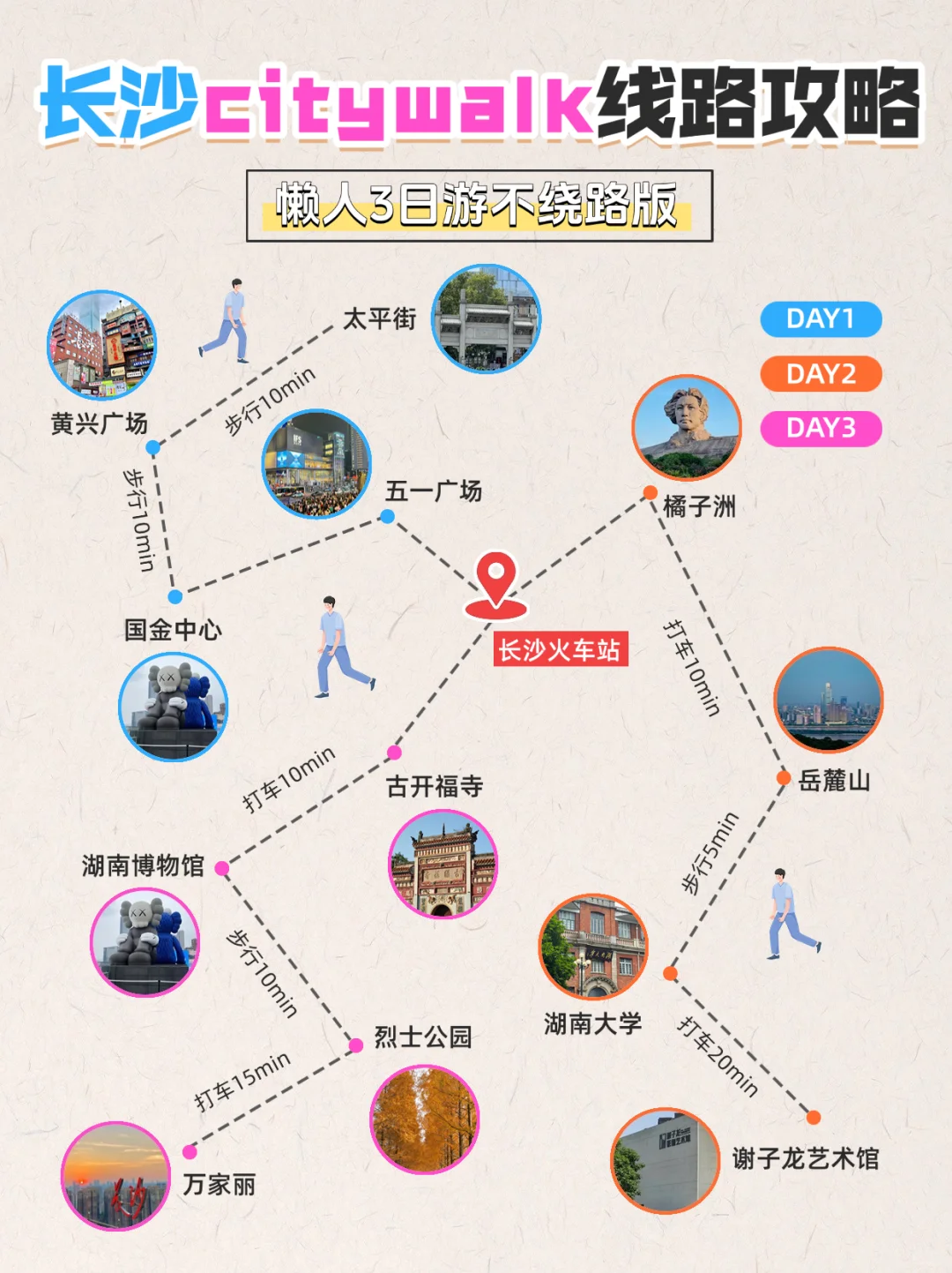 五一去长沙!!3天2夜懒人版攻略已做好!!!