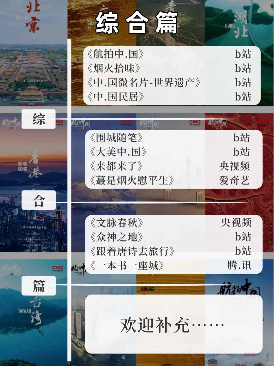 五一旅游推荐，一定要看的204部旅行纪录片