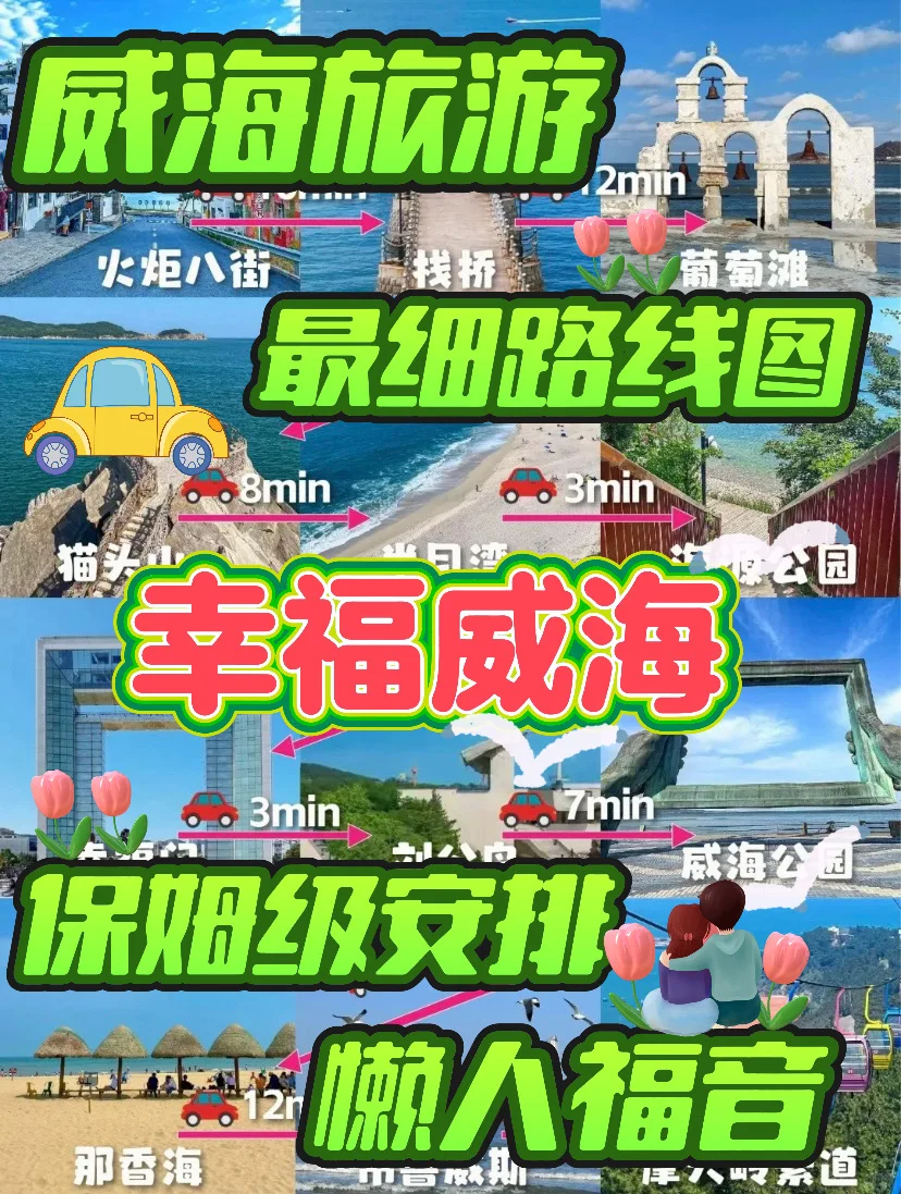 威海!!这路线我能吹一辈子😭 太好逛了