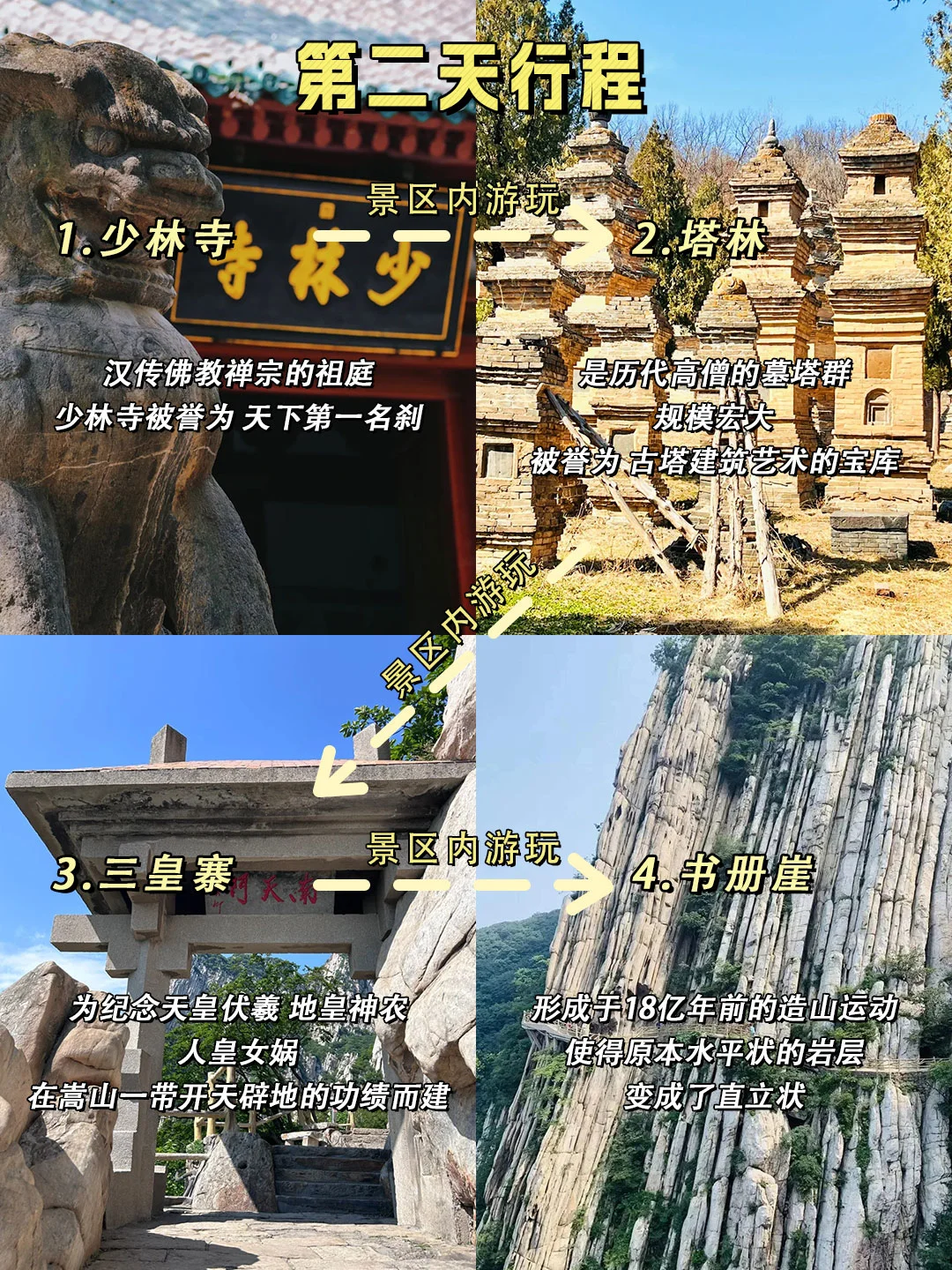 河南游玩的快乐，来了才知道四天行程已准备