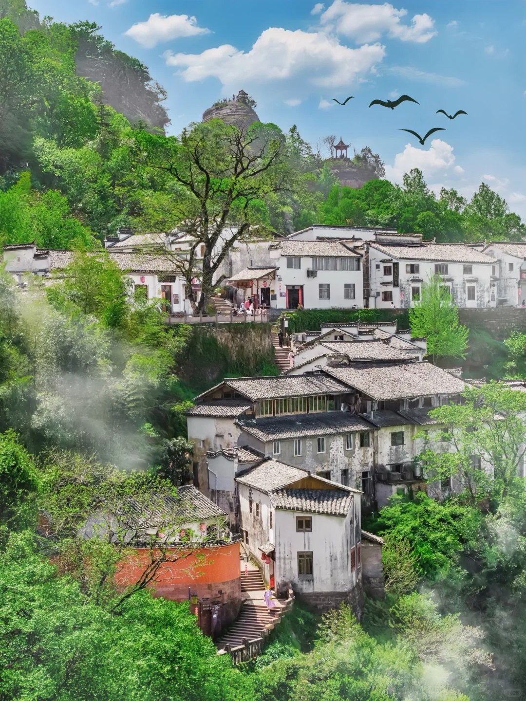 比起黄山❗️我更爱这被严重低估的皖南仙山❗️