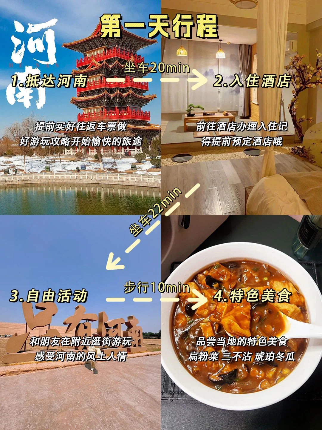 河南游玩的快乐，来了才知道四天行程已准备
