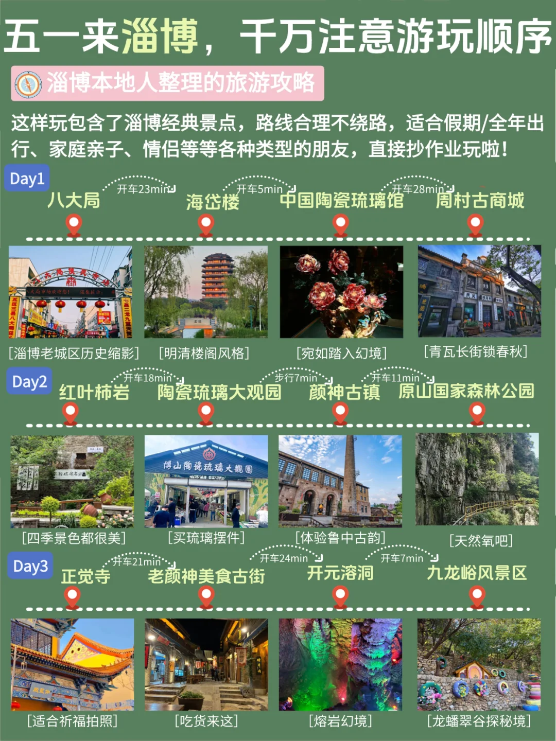 五一假期来淄博就这样玩，顺序不要弄反。。🌈