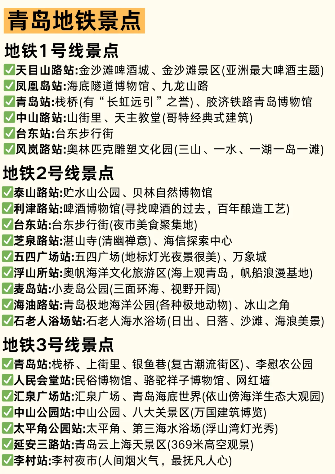 终于有人把青岛旅行说明白了🔥附保姆级攻略
