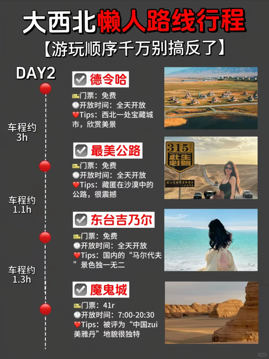 旅游攻略西北行攻略