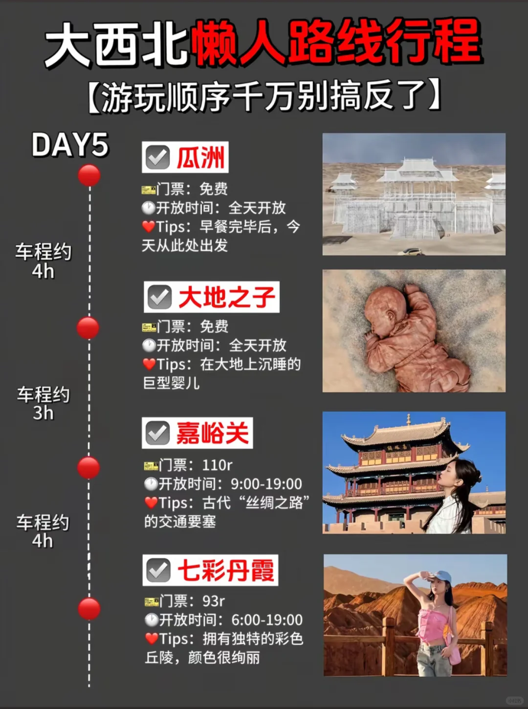 旅游攻略西北行攻略