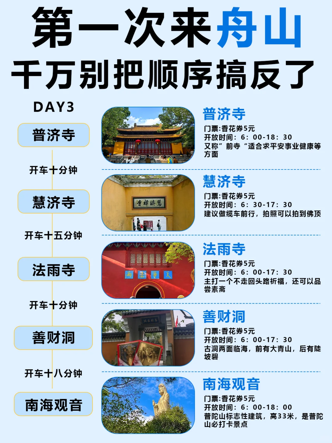 去之前要看到啊❗️舟山旅游🔥保姆级攻略