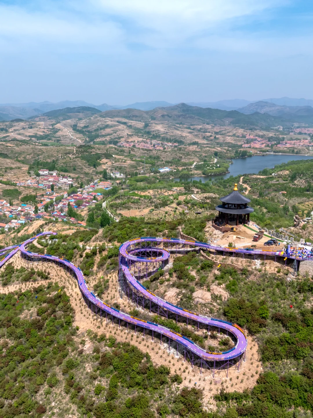 啊啊啊山东也有了‼️超酷丛林飞车全程尖叫