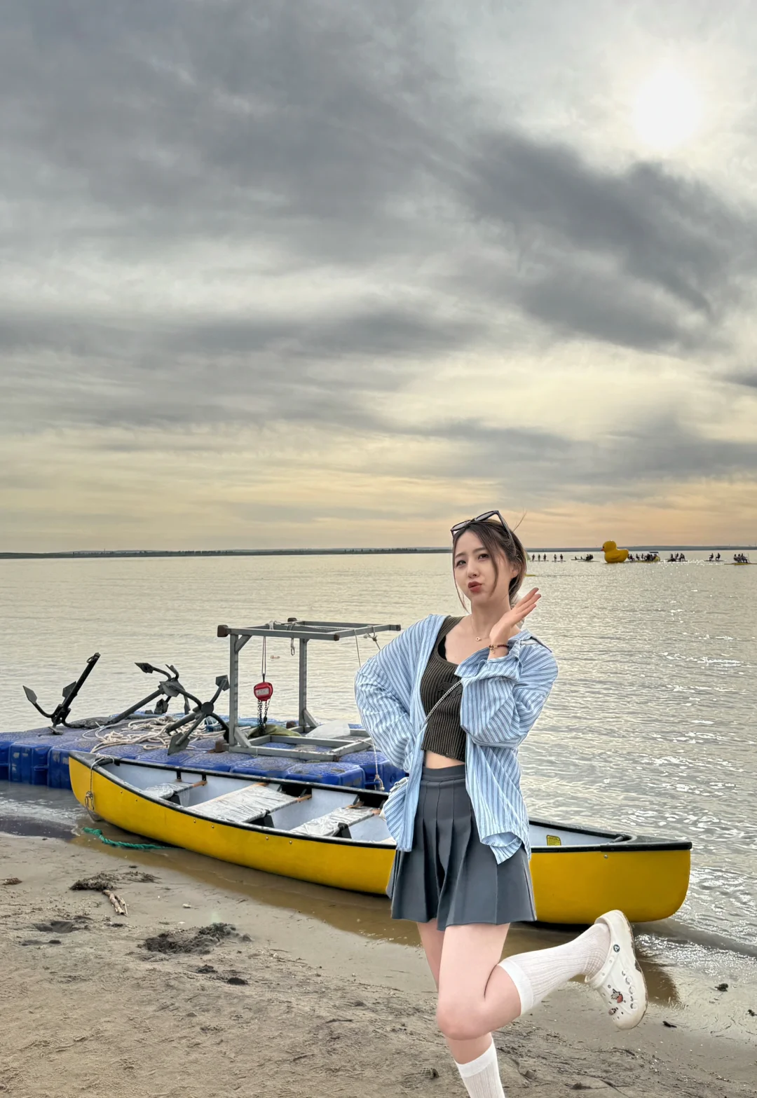 被夕阳治愈了海与晚风更配哦🌊