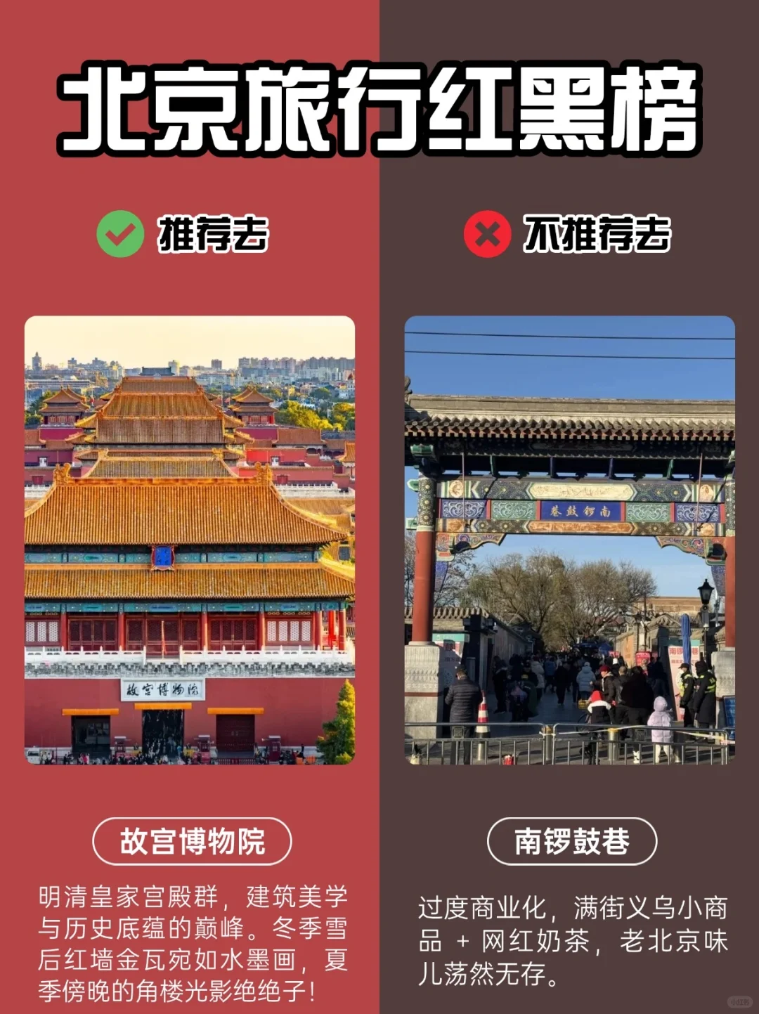 北京旅游红黑榜