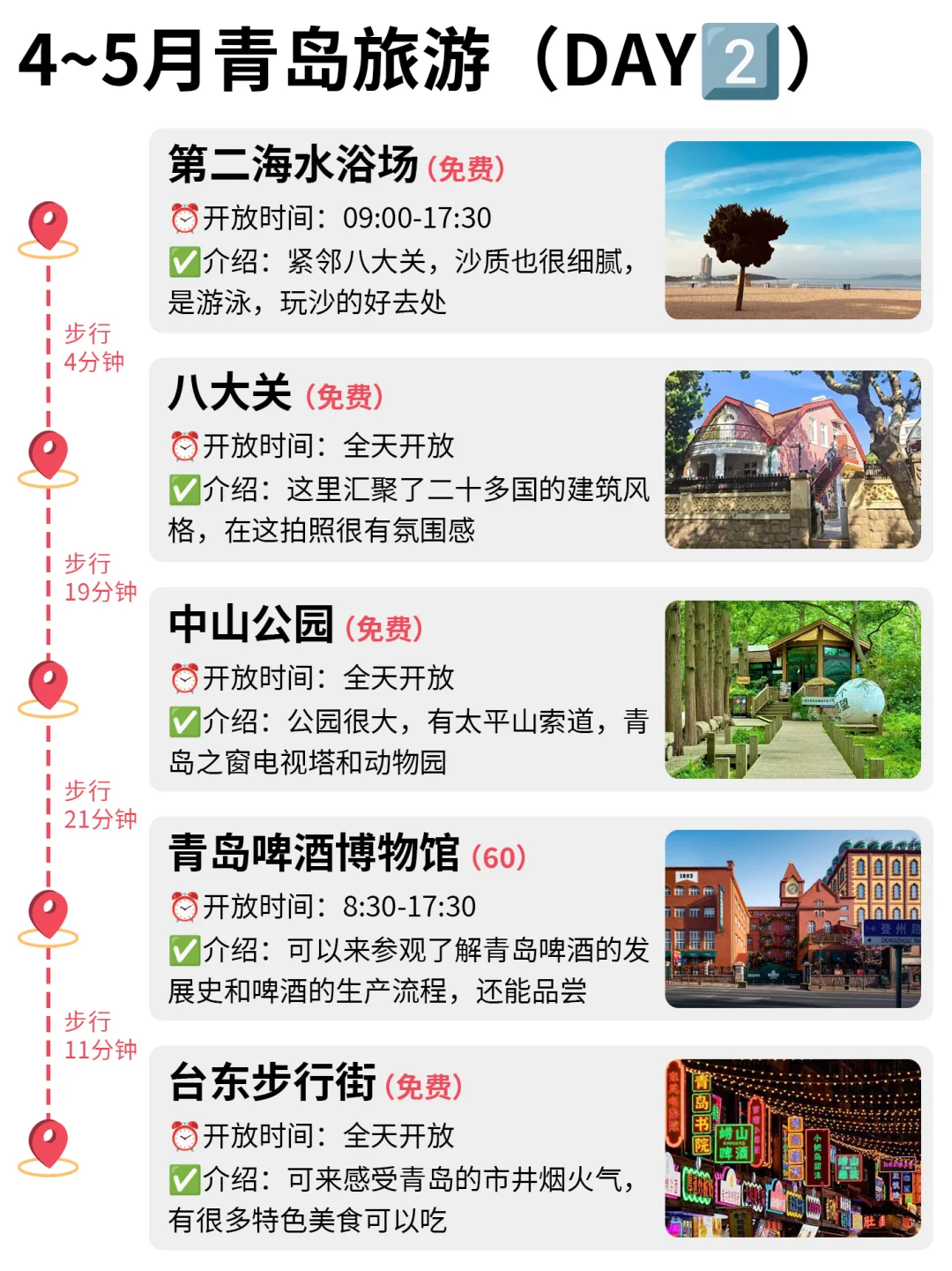 J人闺蜜做的青岛旅游攻略震惊我了❗