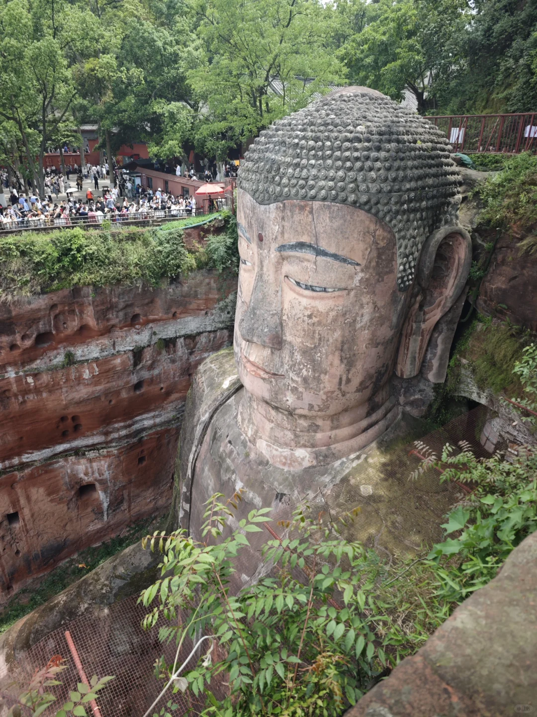 五一乐山大佛实况：人从众众众众众