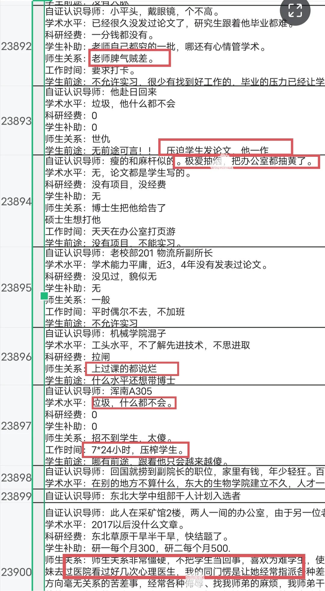 东北大学导师避雷！评价！推荐！
