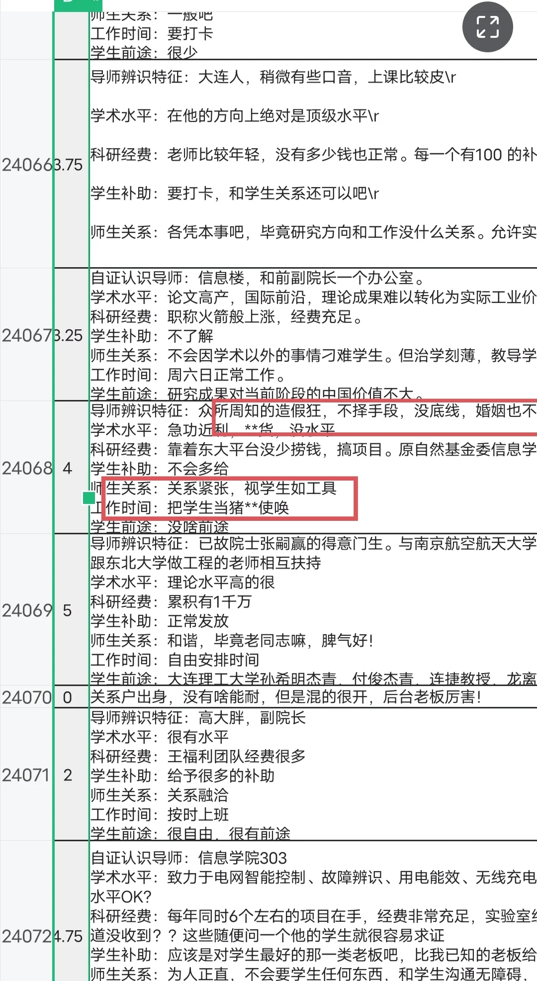 东北大学导师避雷！评价！推荐！