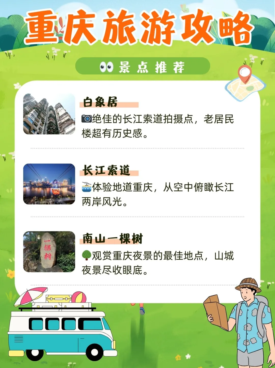 重庆旅游攻略|景点+美食+住宿