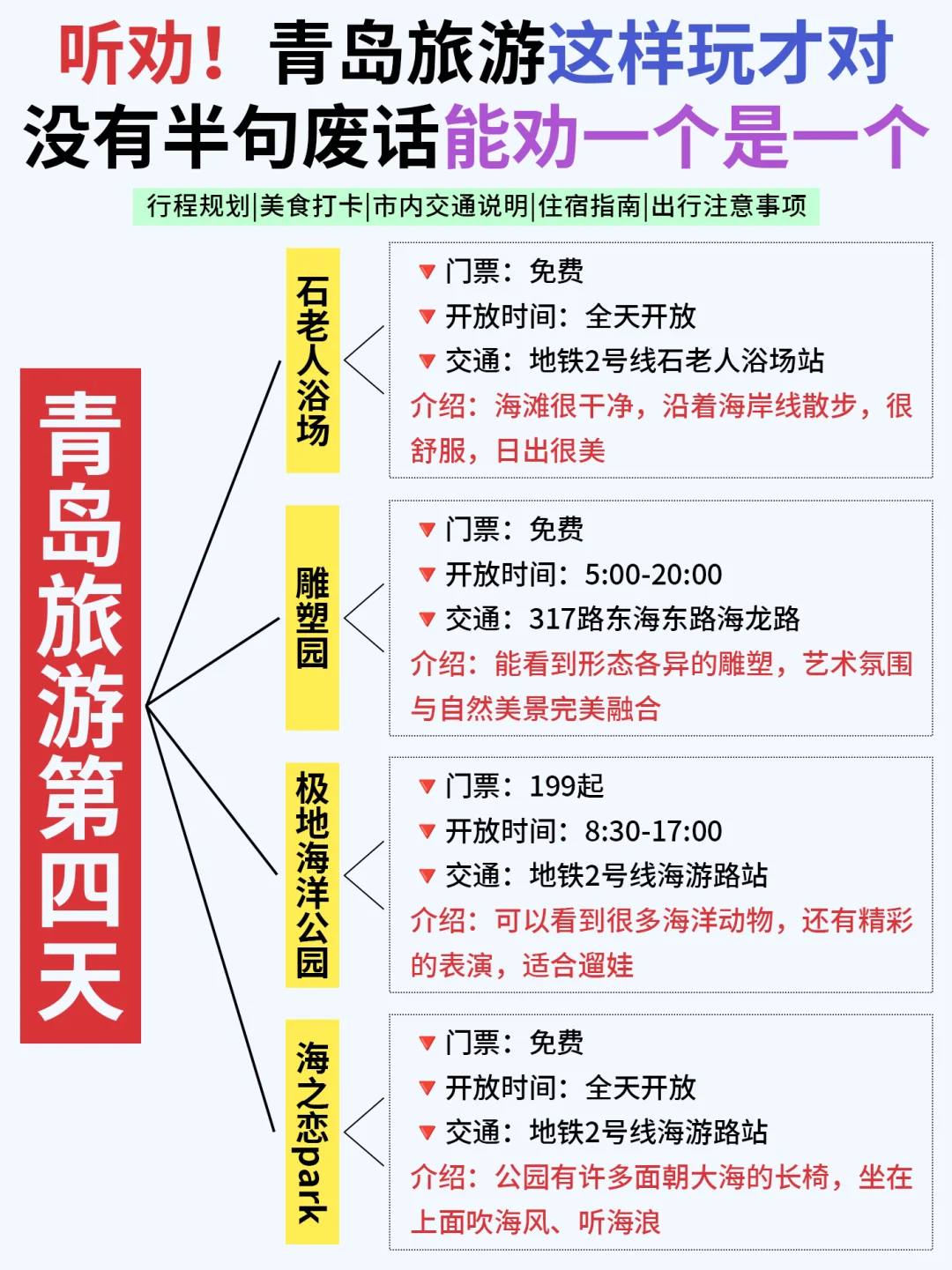 听劝！没有半句废话的青岛攻略！劝的就是你
