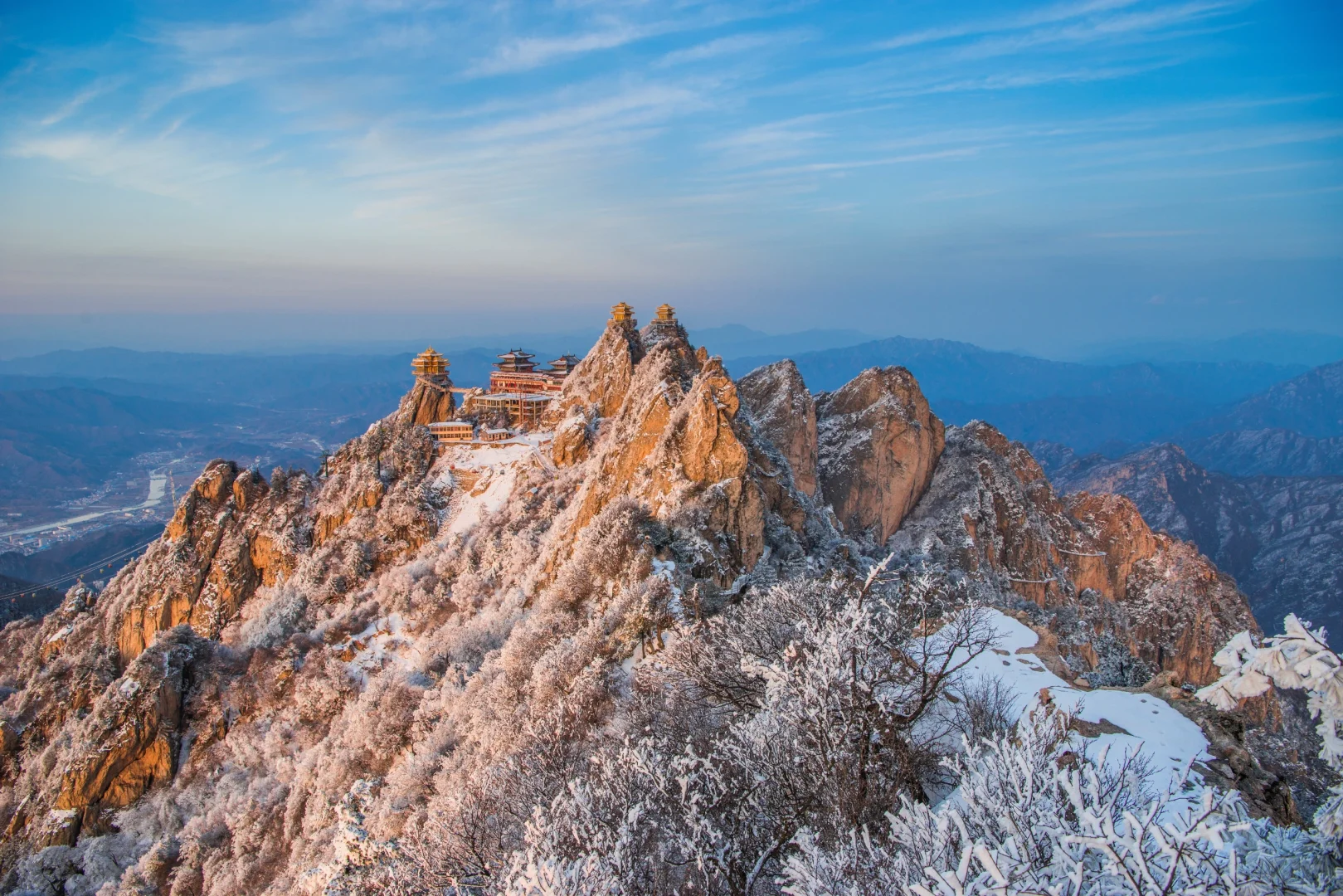 冬季的老君山太美了！