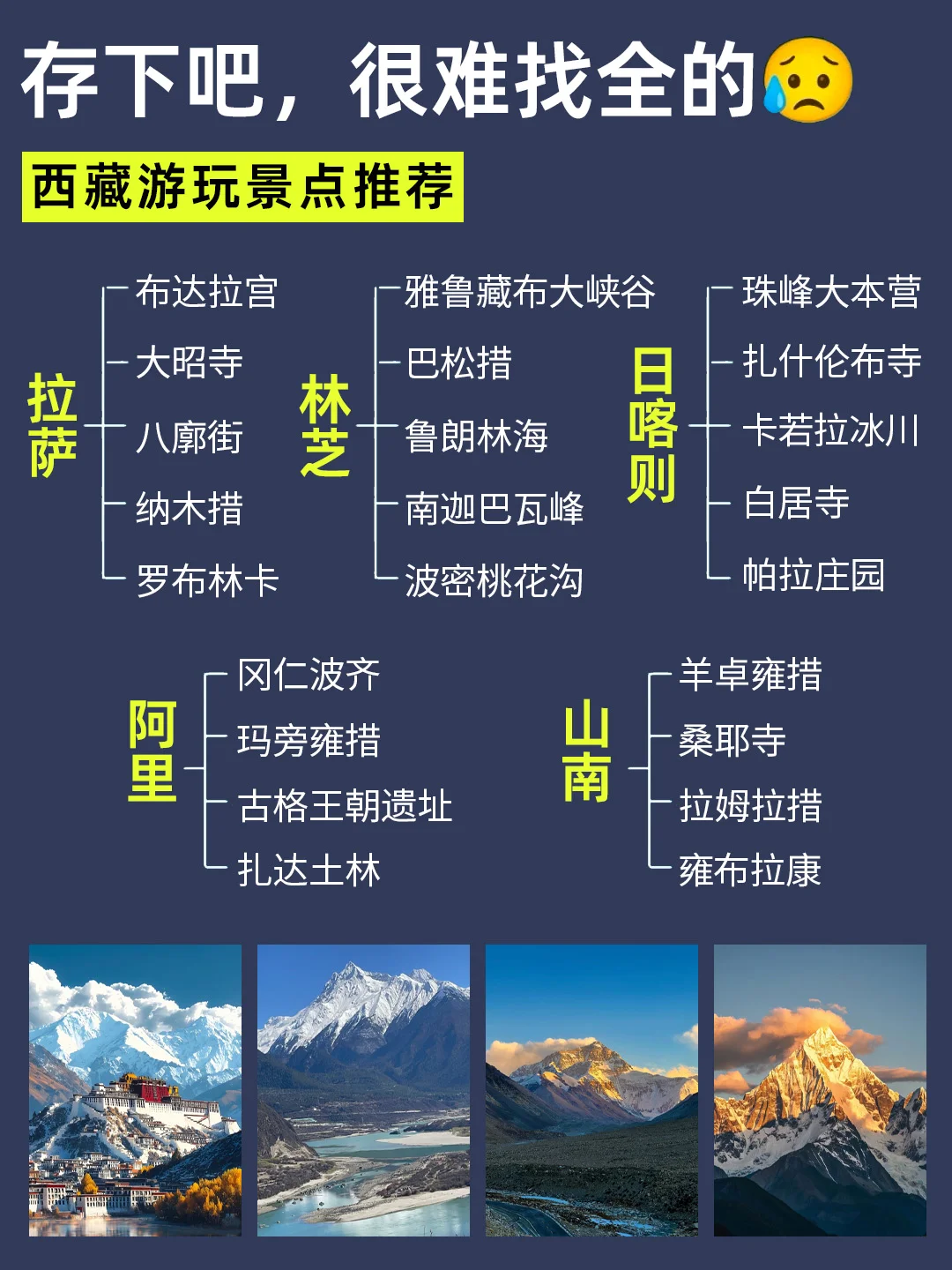 写给4-6月来西藏的姐妹👭避雷攻略!!