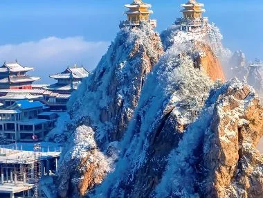 冬季的老君山太美了！