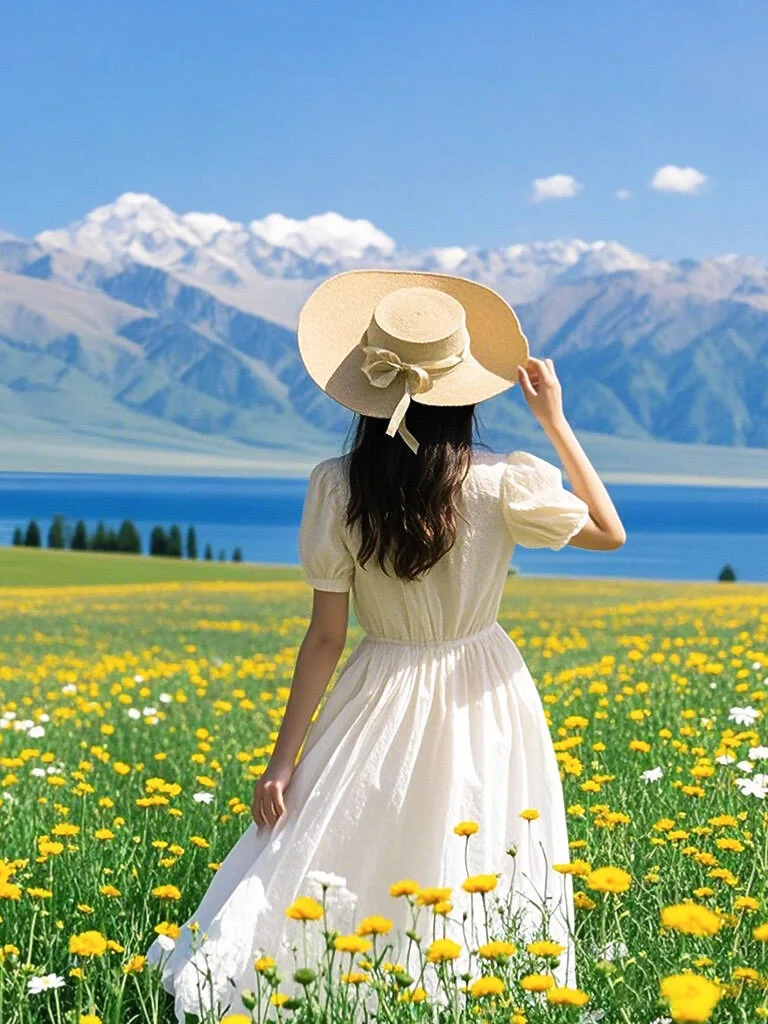 真的不在瑞士,是在五月新疆的小众㊙️境里🥰