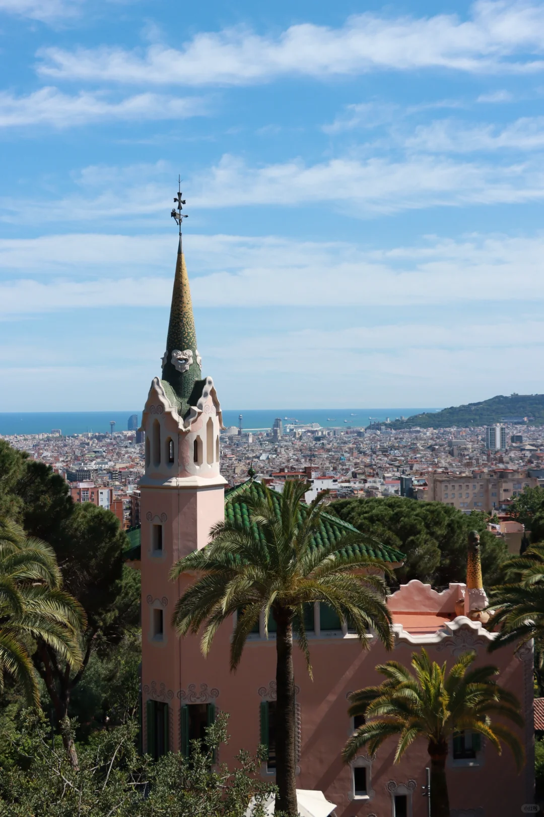 桂尔公园｜原来巴塞罗那的尽头是大海