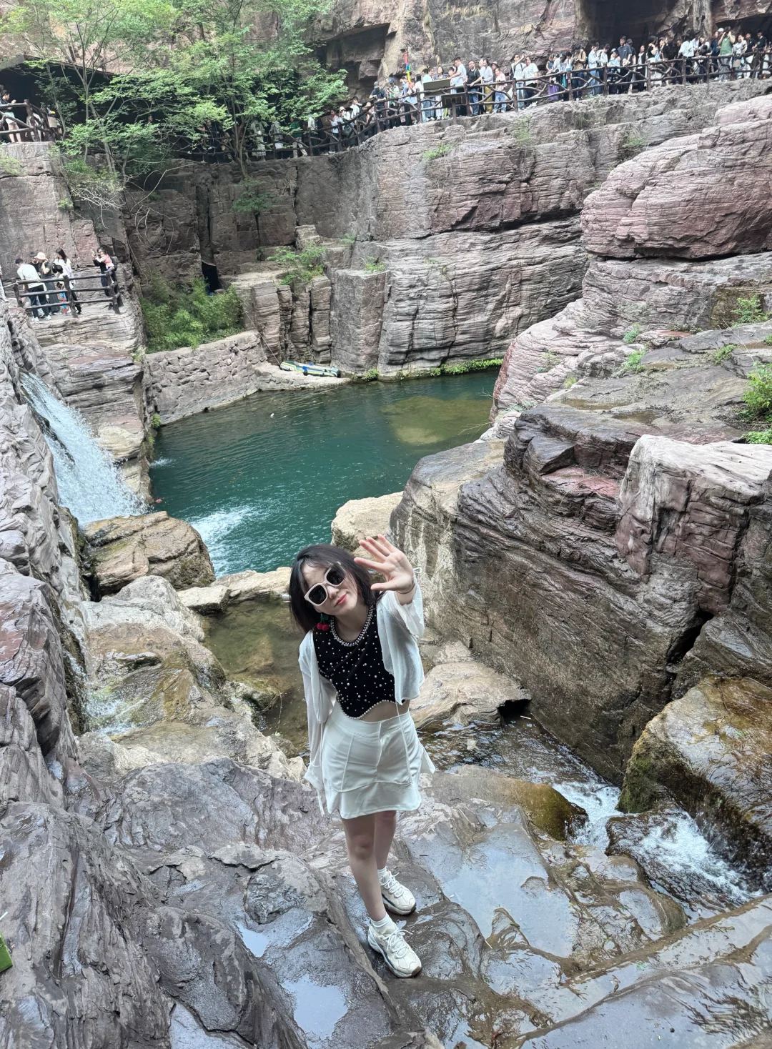 五一的云台山走不动根本走不动