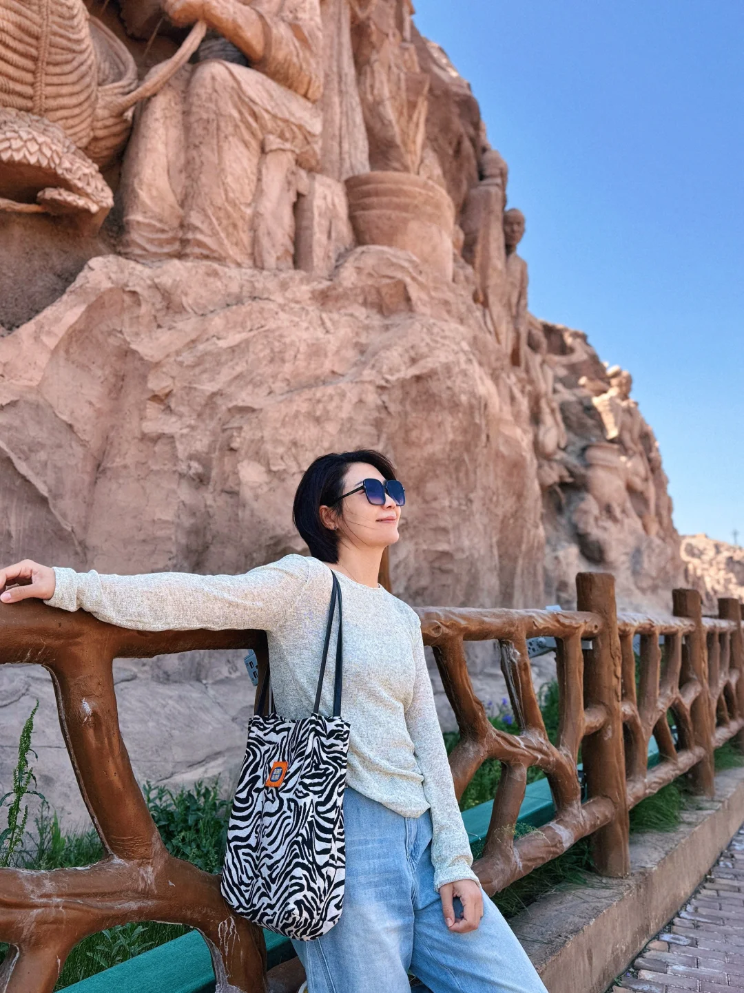 邯郸小众免费景点📸峰峰磁州窑山体浮雕⚱️