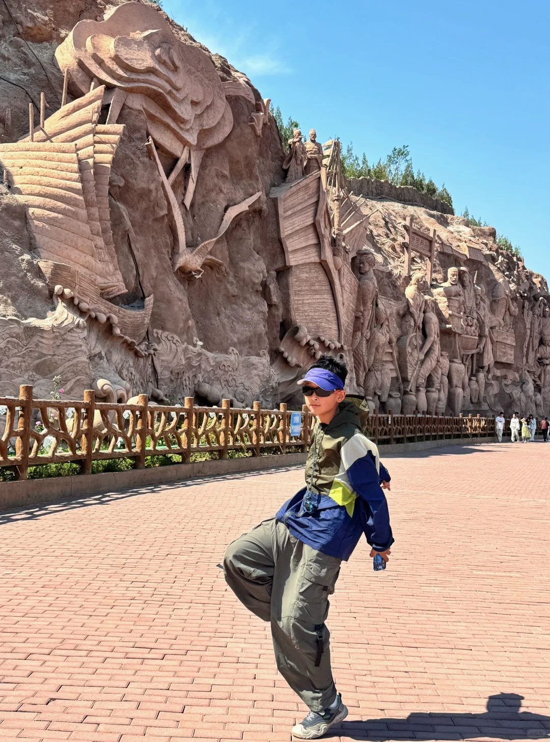 邯郸小众免费景点📸峰峰磁州窑山体浮雕⚱️
