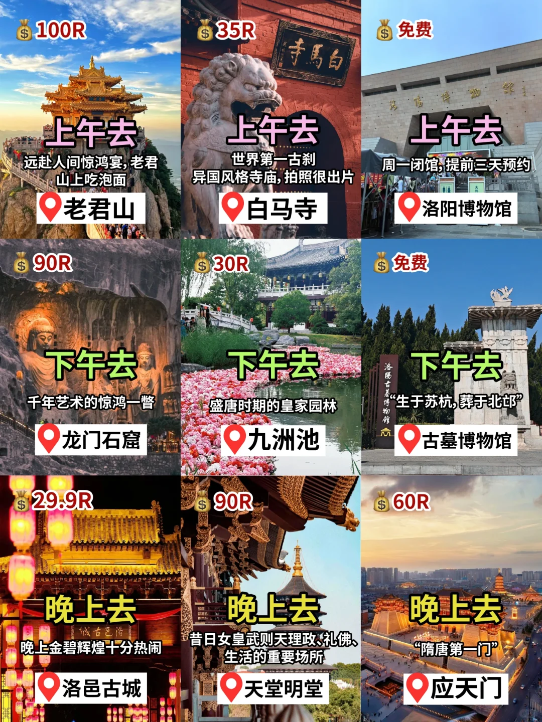 3-5月想来洛阳，看这篇超全攻略就够了🔥