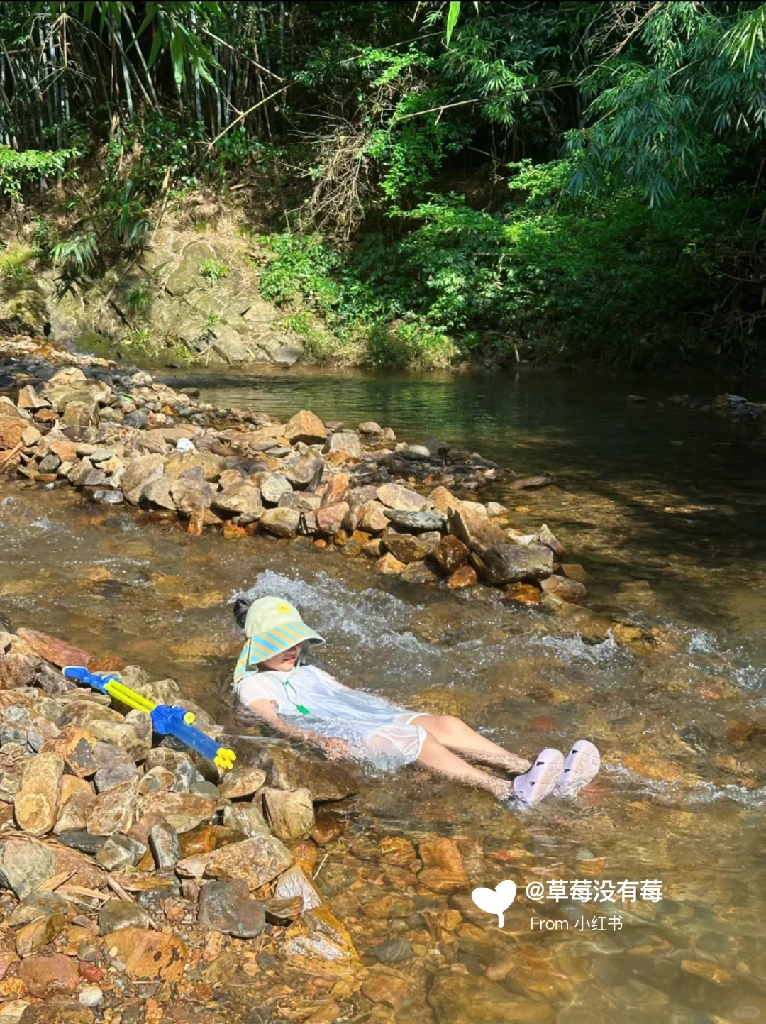 在从化！走两步就到的小众溪边营地！