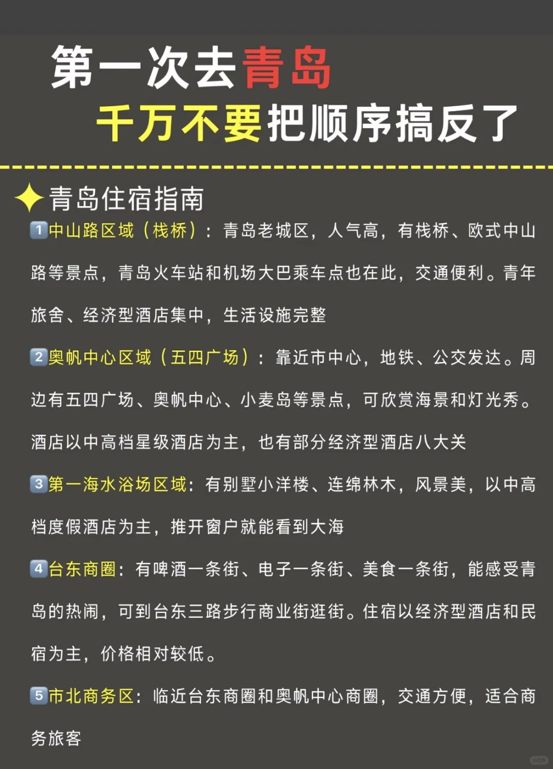 青岛旅游 | 首刷必看，顺序别搞错😭