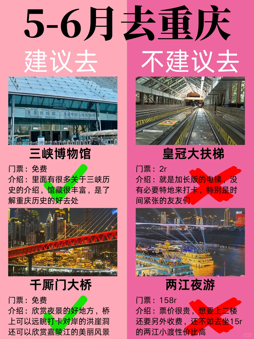 5-6月重庆最新攻略,建议去🆚不建议去