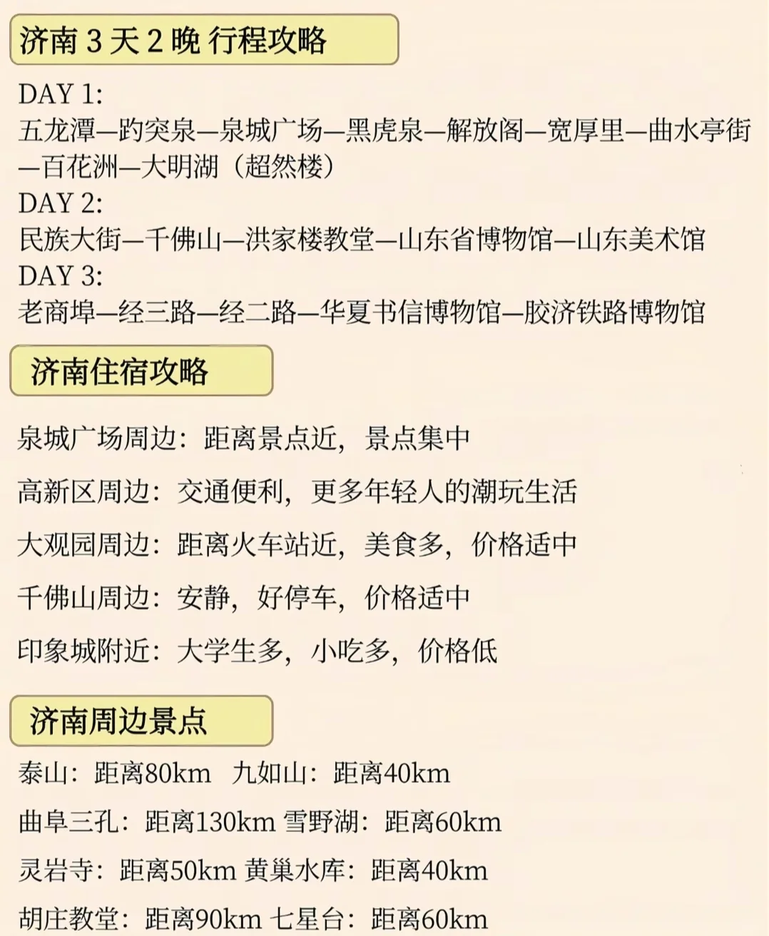 五一济南攻略🚏去旅游这样打卡太绝了❗❗