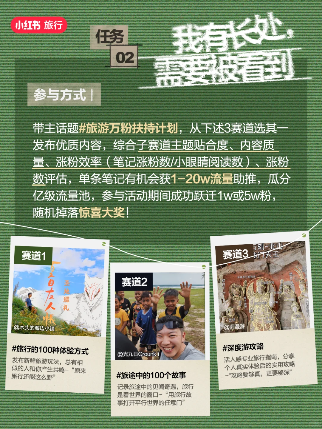 作者集合！旅游万粉扶持计划开启✈️