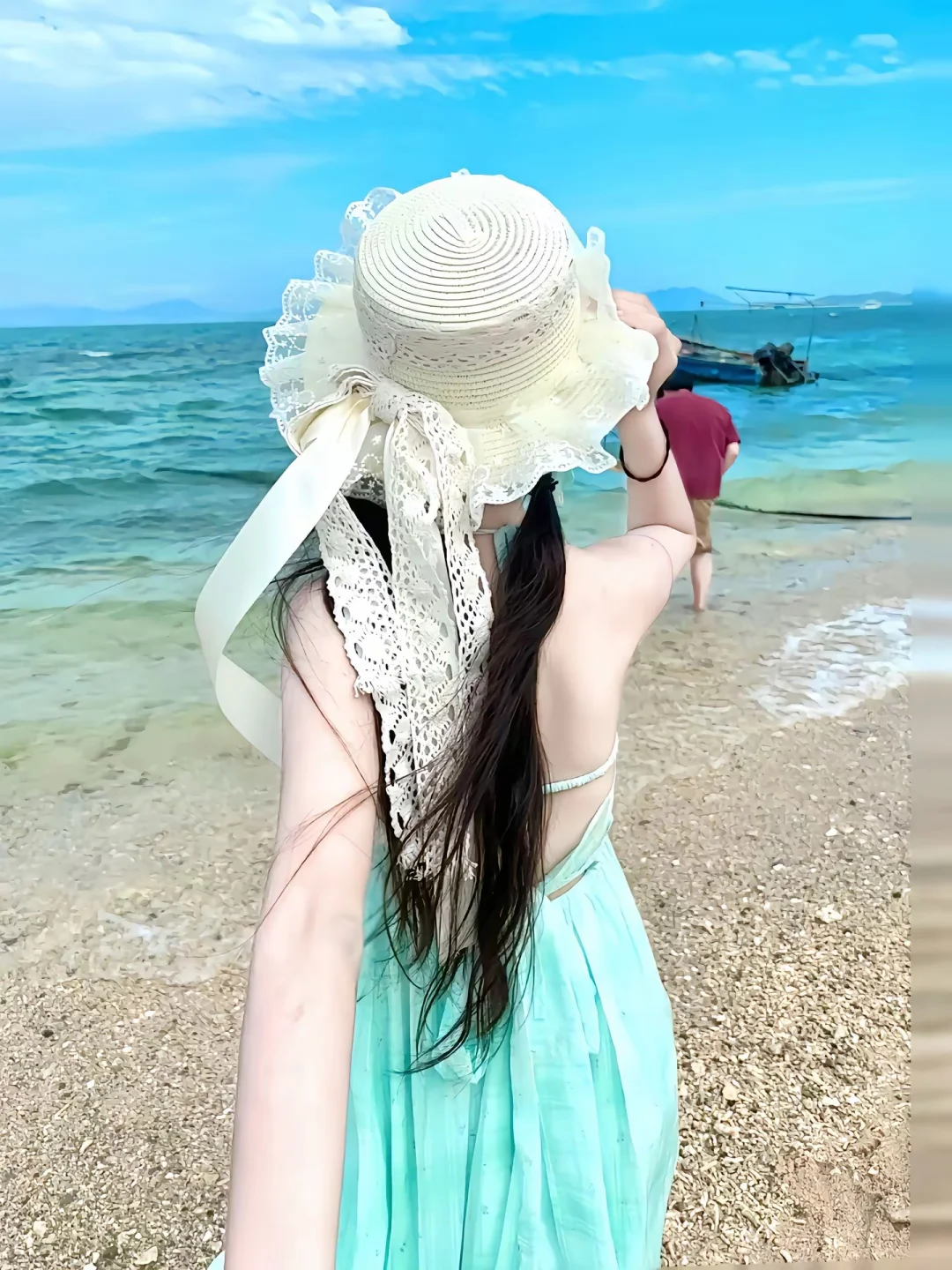 在西岛拍到了我的人生照片