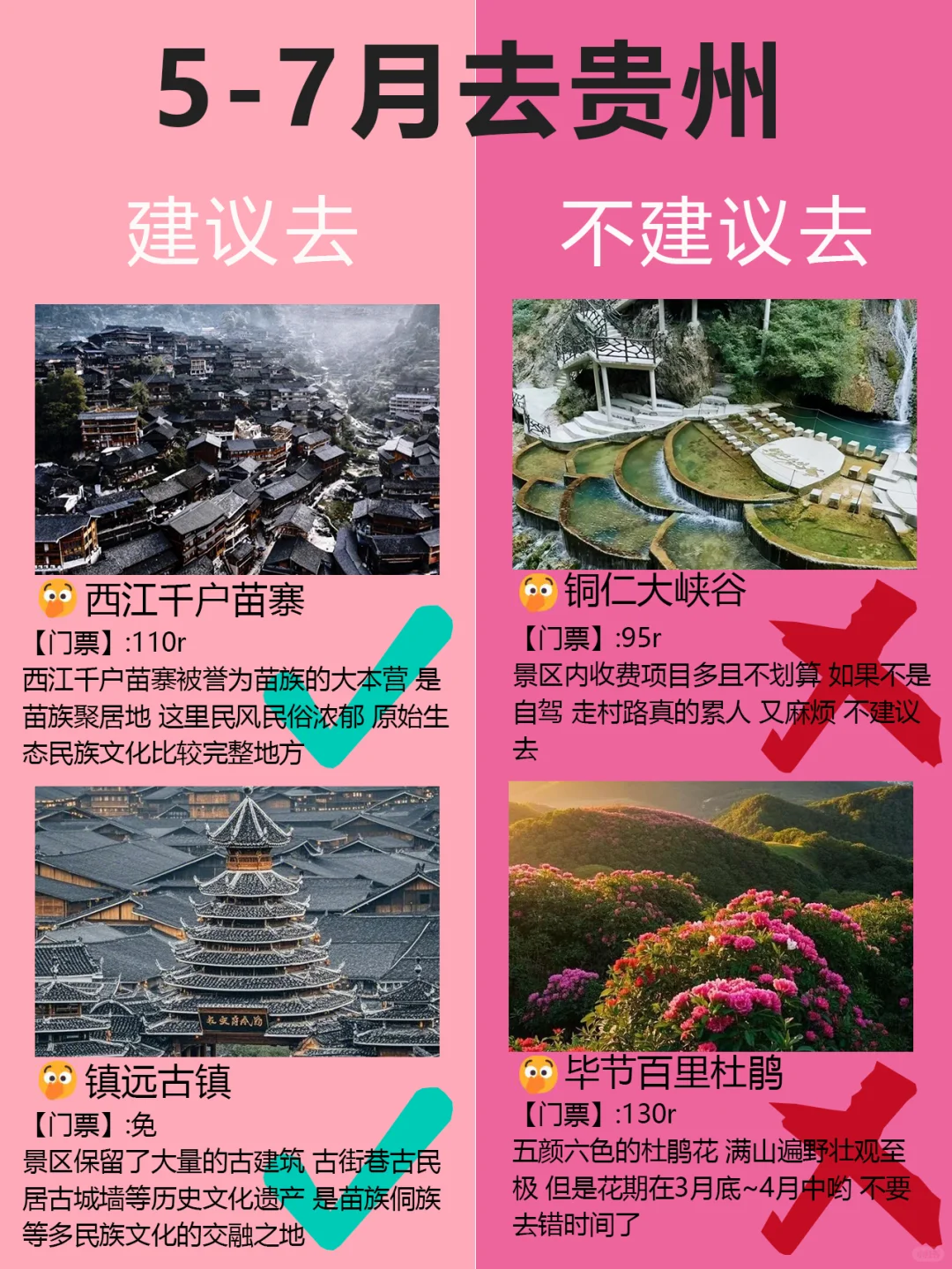 5-7月要来贵州旅游的姐妹们！收好这份攻略