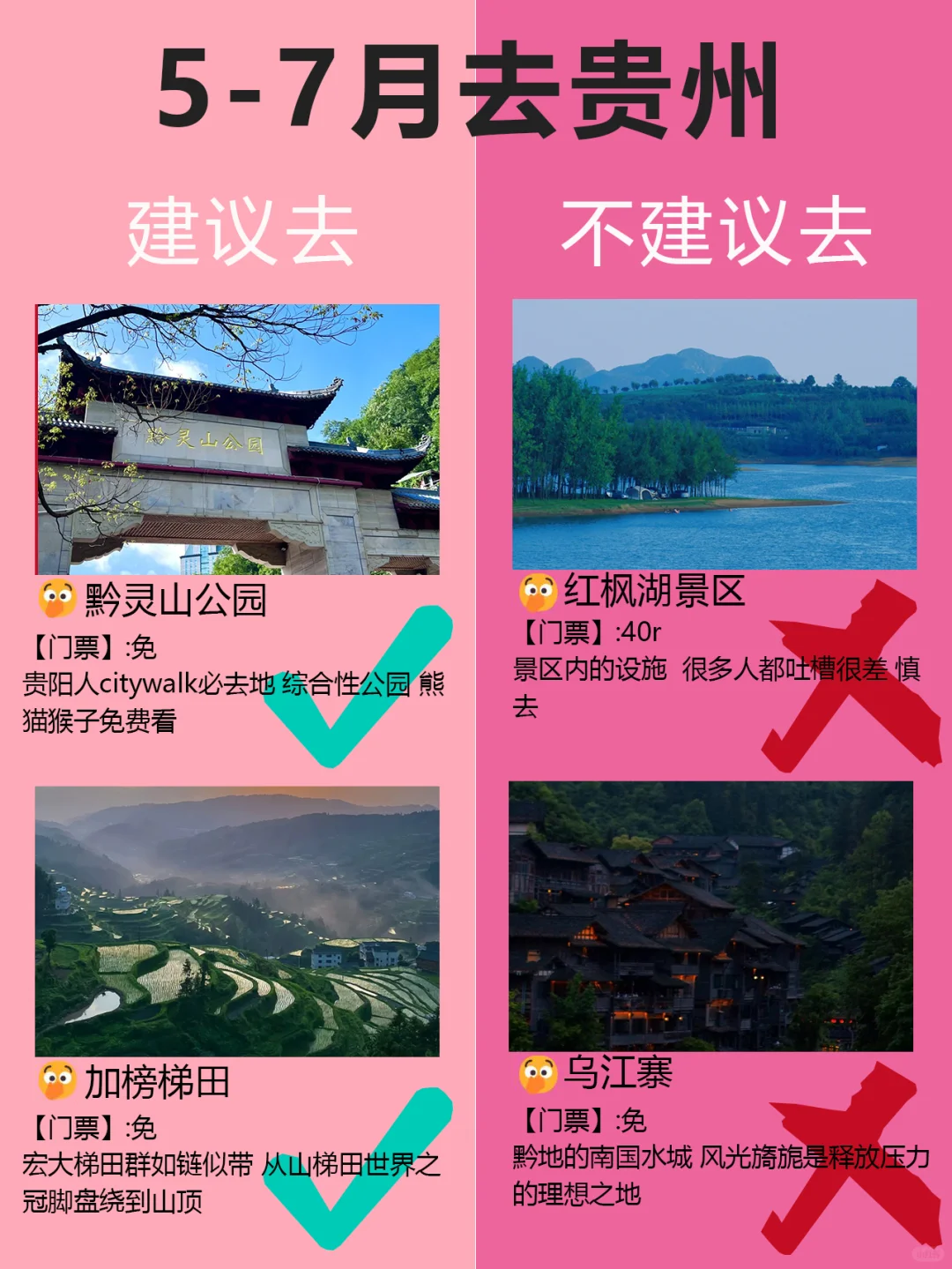 5-7月要来贵州旅游的姐妹们！收好这份攻略